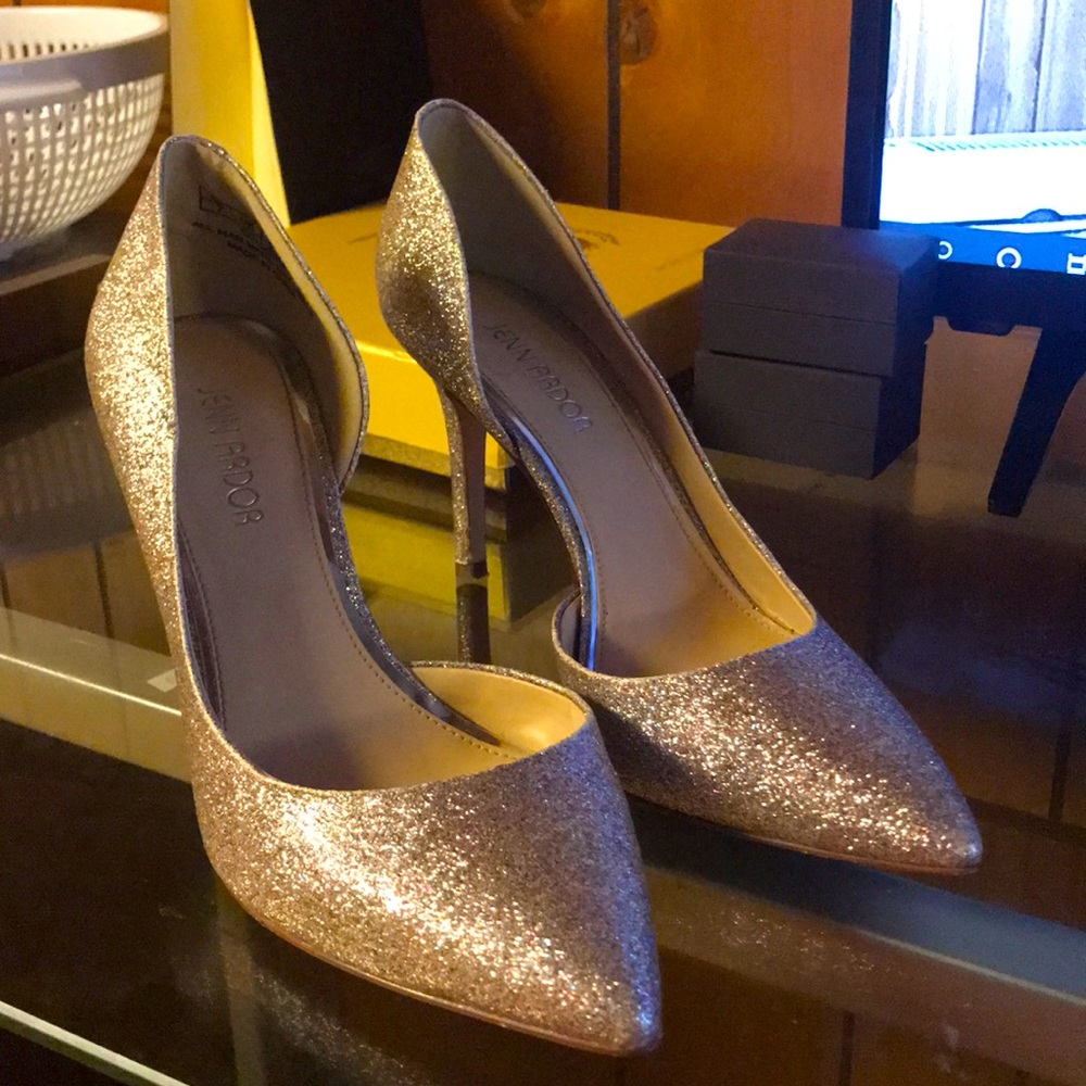 Jenn Ardor Selene D’Orsay Pump size 7 M Champagne